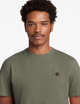 T-SHIRT DUNSTAN RIVER GARMENT DYE VERDE REF. A5YAY-A58