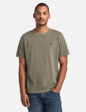 T-SHIRT DUNSTAN RIVER GARMENT DYE VERDE REF. A5YAY-A58