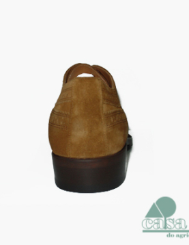 SAPATOS RIMINI NUBUCK COURO CLARO CASA DO AGRICULTOR